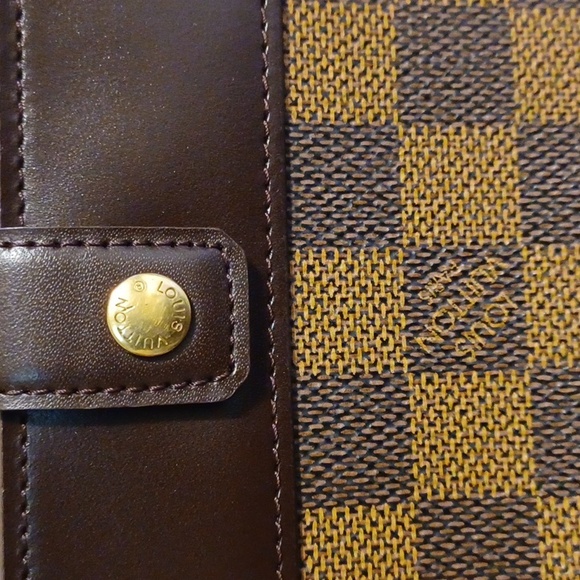 ✨️LOUIS VUITTON DAMIER EBÈNE COMPACT ZIP WALLET - Picture 3 of 13